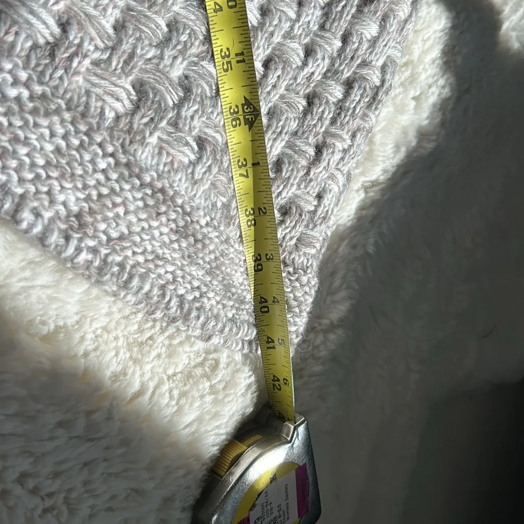 Alexandre Machado Portugal Handknit Hooded Poncho Gray Size undefined - Image 12