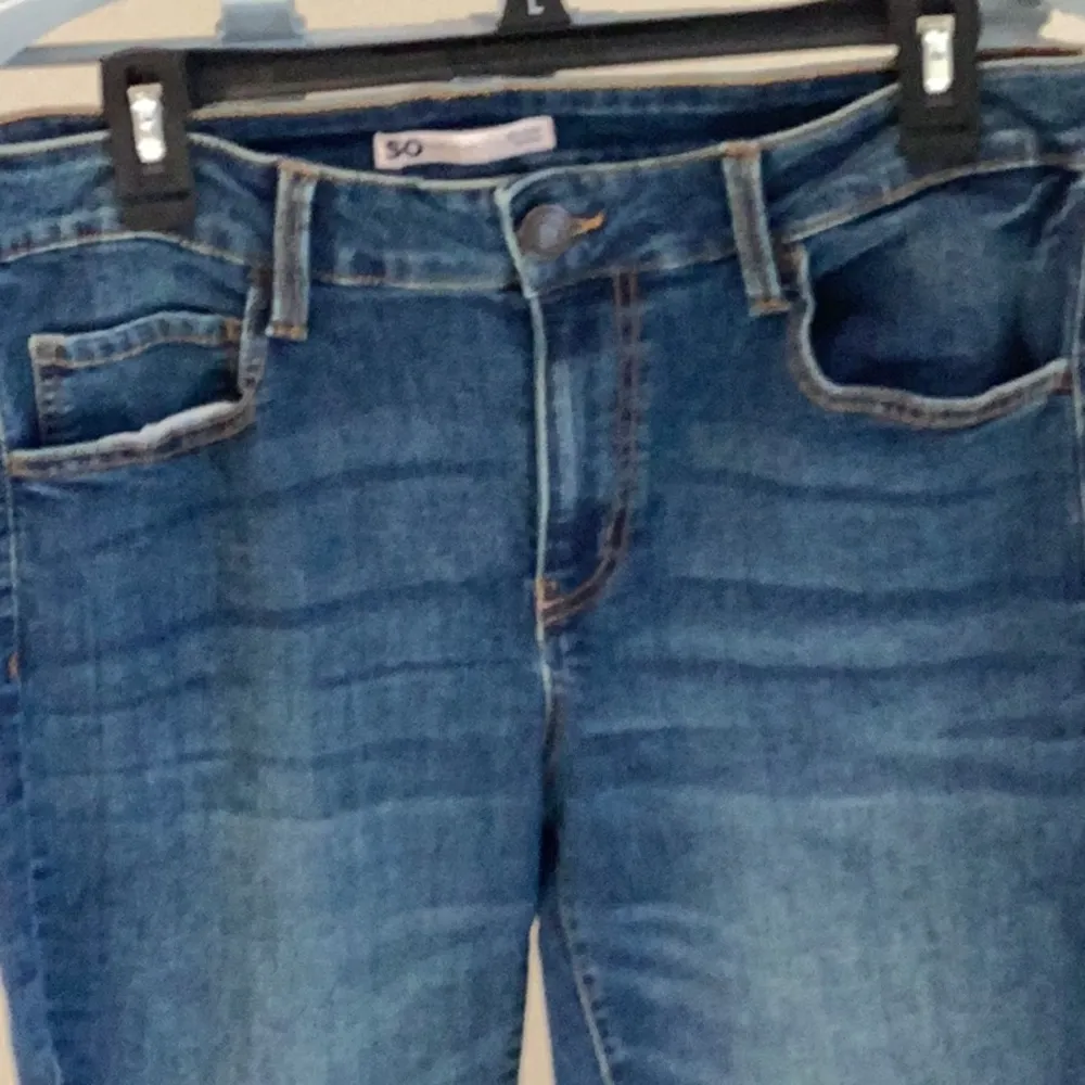 SO distressed boot cut jeans - Image 3