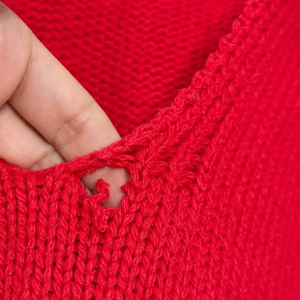 Ciao Lucia Belinha Pullover Currant Red Size M - Image 8