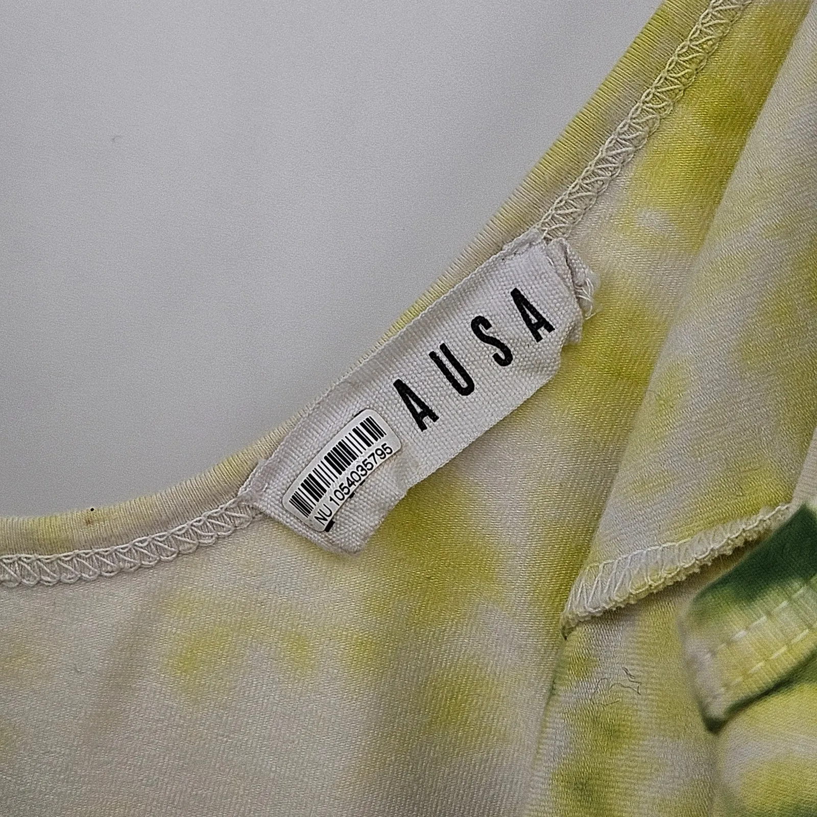 Anthropologie x LACAUSA Luna Unitard Green Tie Dye Size‎ Small - Image 3