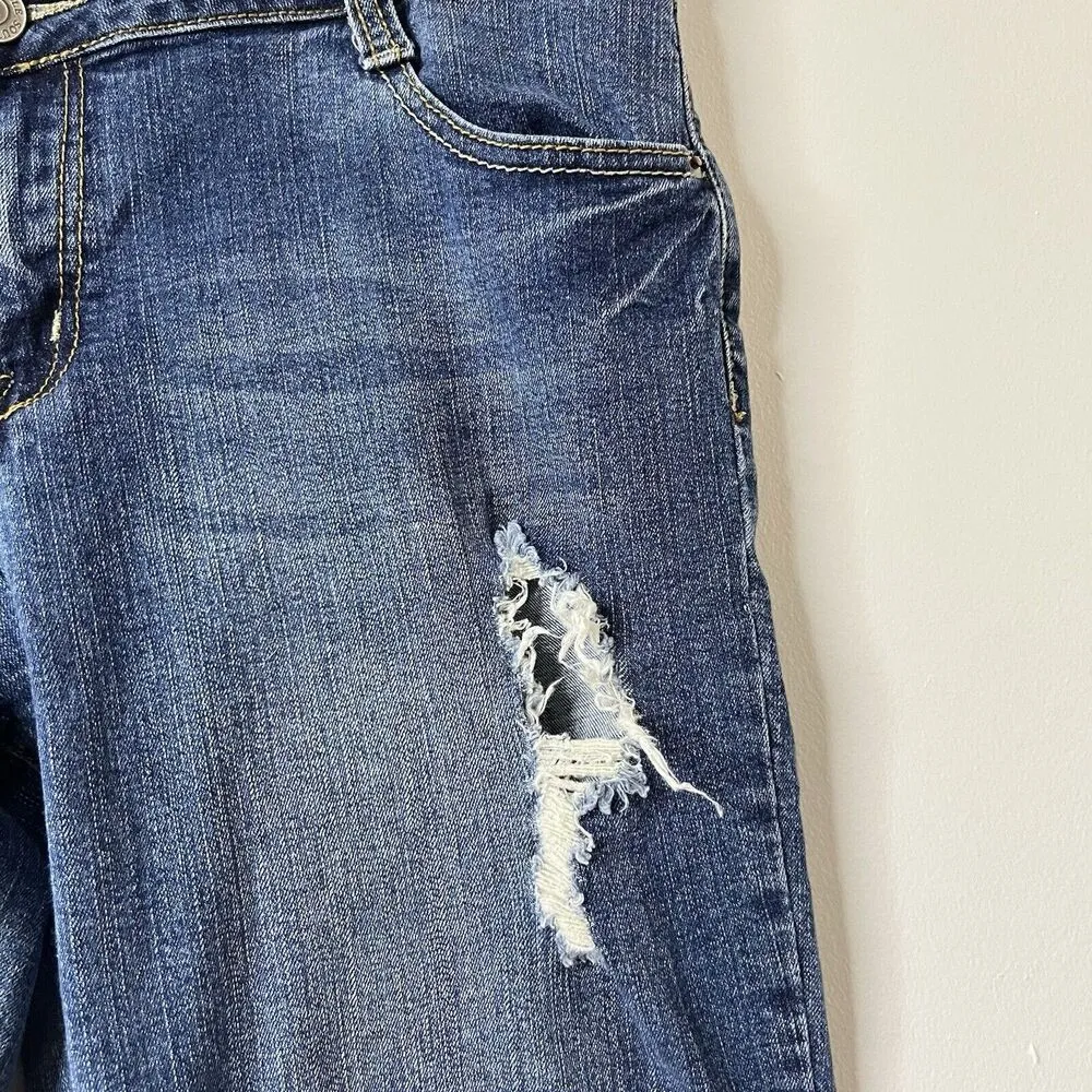 Southpole Jeans Womens 15 Blue Denim Jeans Straight HipHop Culture Y2K 34x30 Size 16 - Image 10