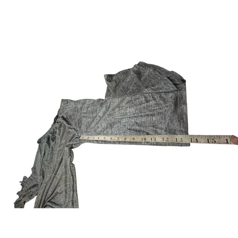 7th Avenue Design Studio New York & Company Women Silver/Gray Blouse Sz XXL NWT Silver - Image 7