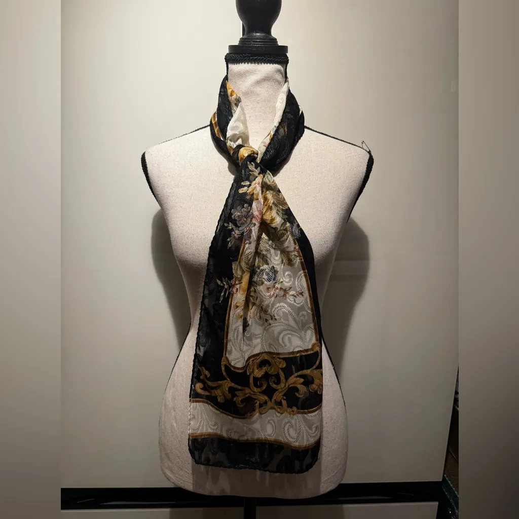 Liz Claiborne  silk scarf - Image 3