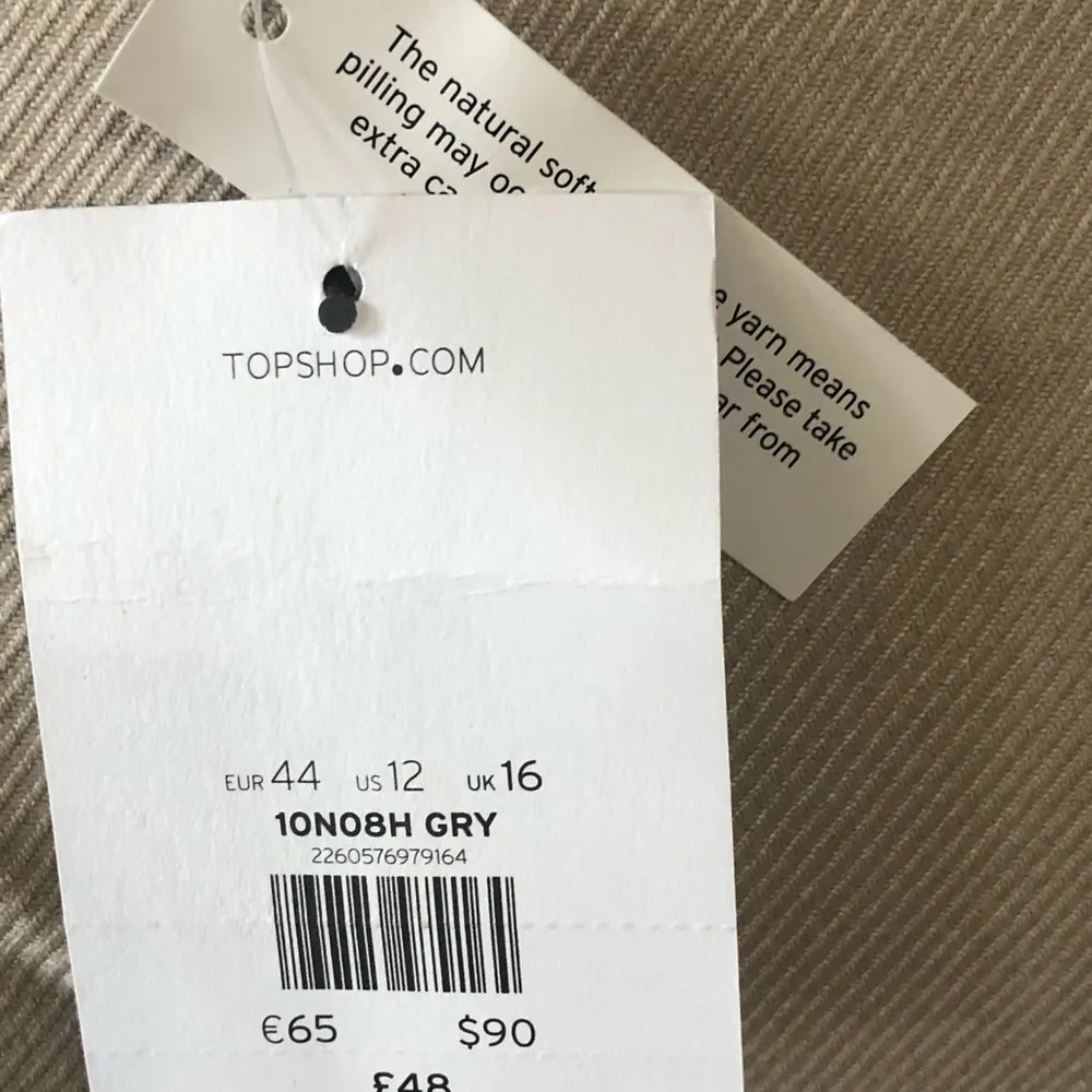 Topshop Shirt Dress Lace Up Shift with Pockets New NWT Size 12 - Image 7