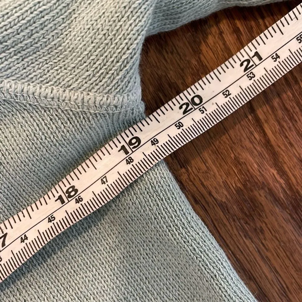 J. Crew light green crewneck sweatshirt size medium - Image 8