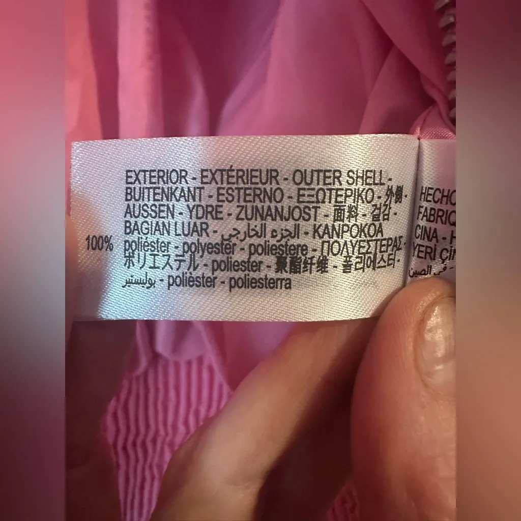 Zara | Bubble Gum Pink Cropped Puffer Jacket, Size M - Image 9