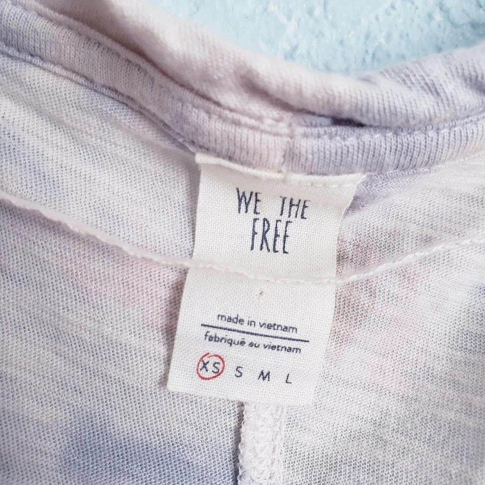 Free People Cream Tie Dye Kaleidoscope High Slit Tunic Dress - Image 8