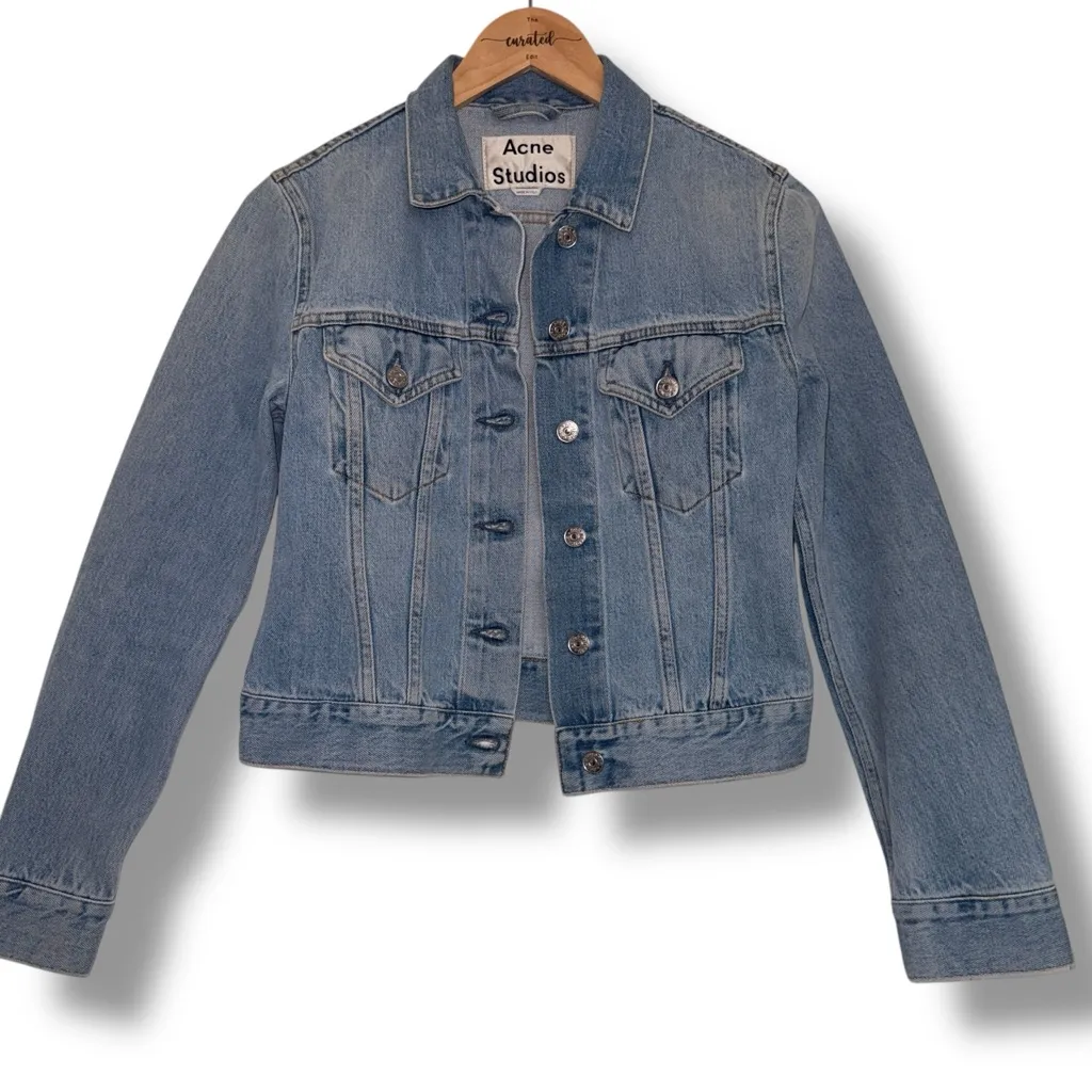 Acne Studios Classic Denim Jacket – Light Wash – XS/S – NWOT - Image 3