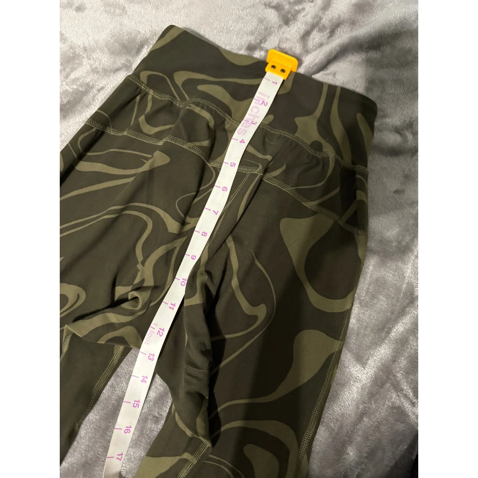 NWT Universal Standard Size 00-0 4XS Matcha Swirl Green‎ Leggings Pockets - Image 10