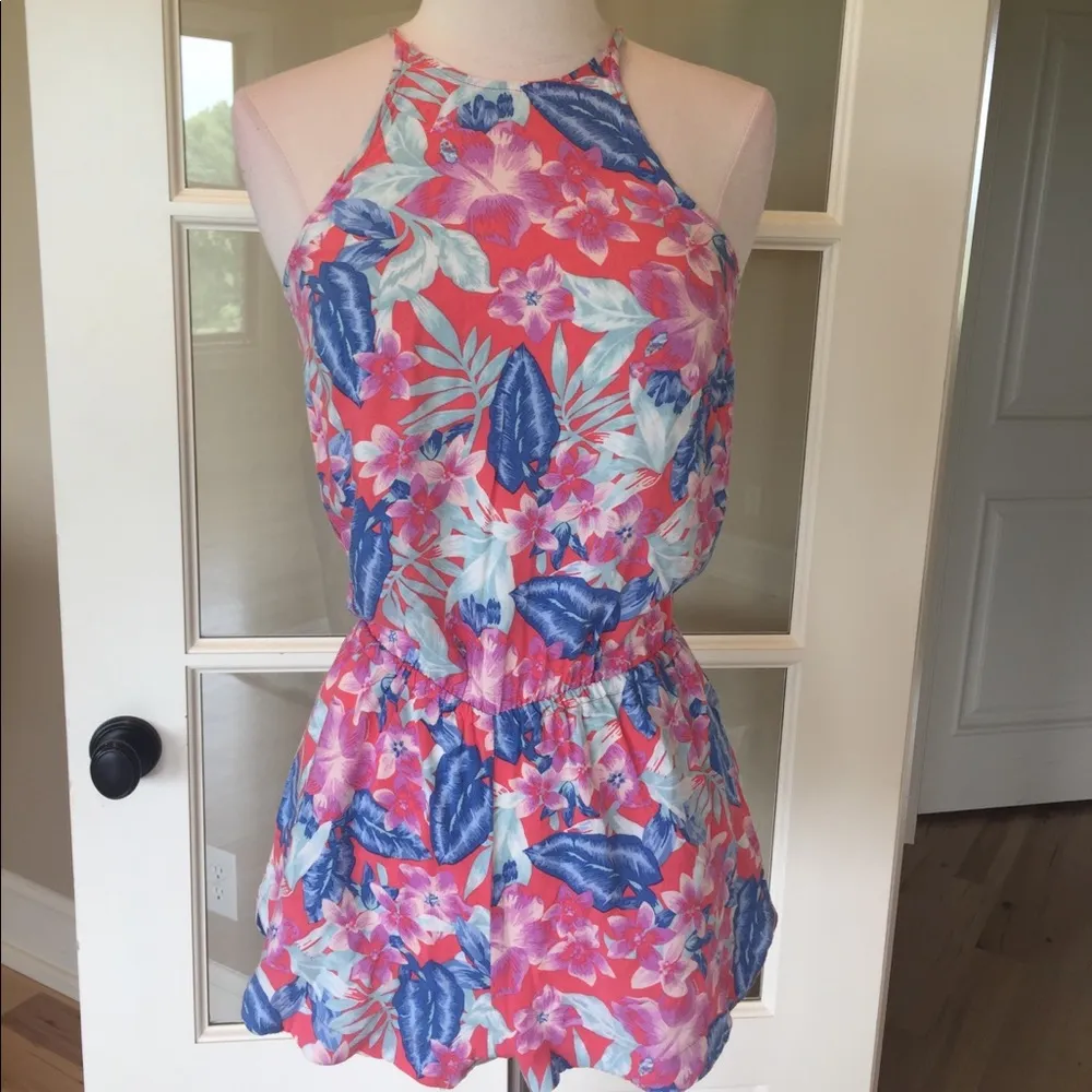 American Eagle Tropical Romper - Image 2
