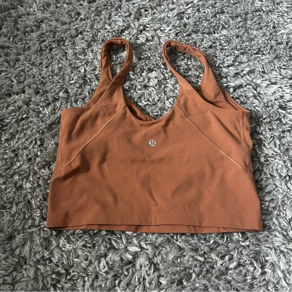 Lululemon align tank light brown size 6 - Image 2