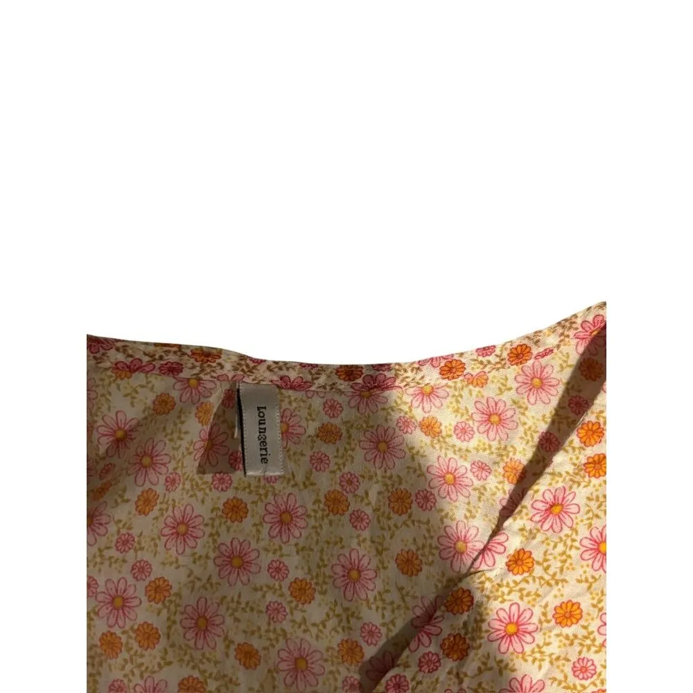 Loungerie Women's Lightweight Floral Top Pink Size undefined - Image 3