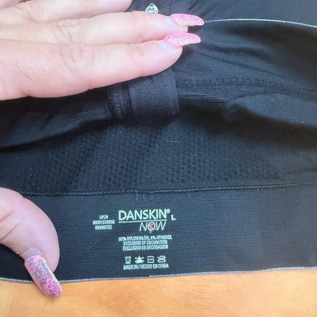 Danskin Black and Gray Sports Bra - Image 3