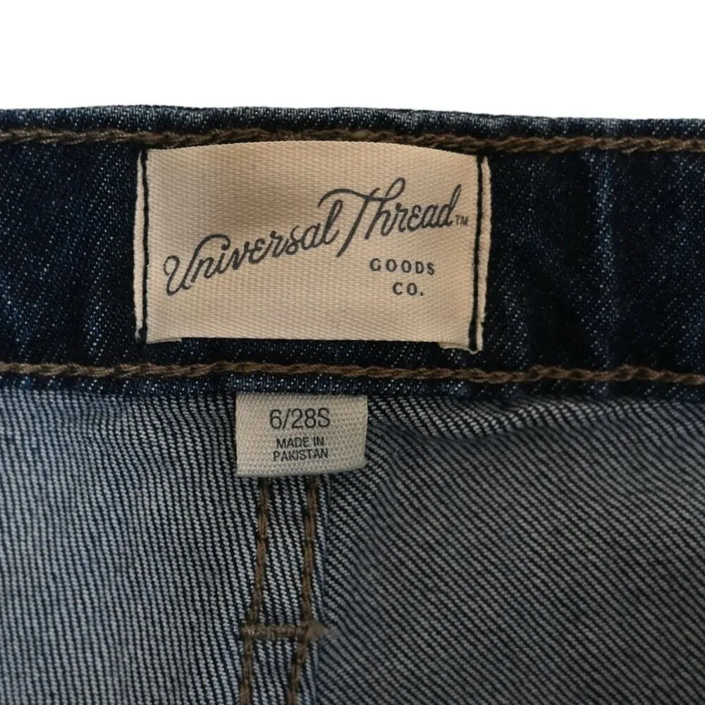 Universal Thread Womens 6/28 Short Ankle Bootcut Jeans NEW - Image 9