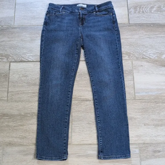 J. Jill Weekender Straight Leg Jeans | J. Jill Petite Straight Leg Jeans Blue Size 4P - Image 1