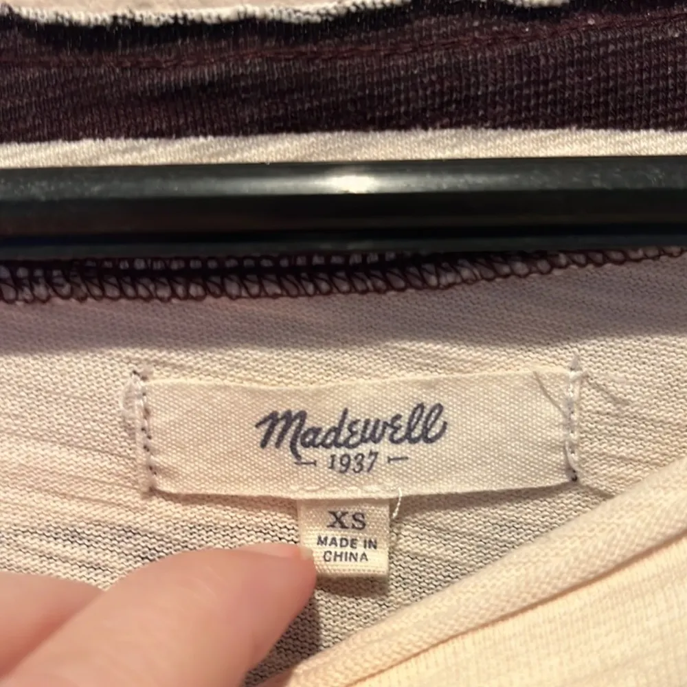 Madewell Women’s Cloud Wide Striped Tee Size XS - Image 4