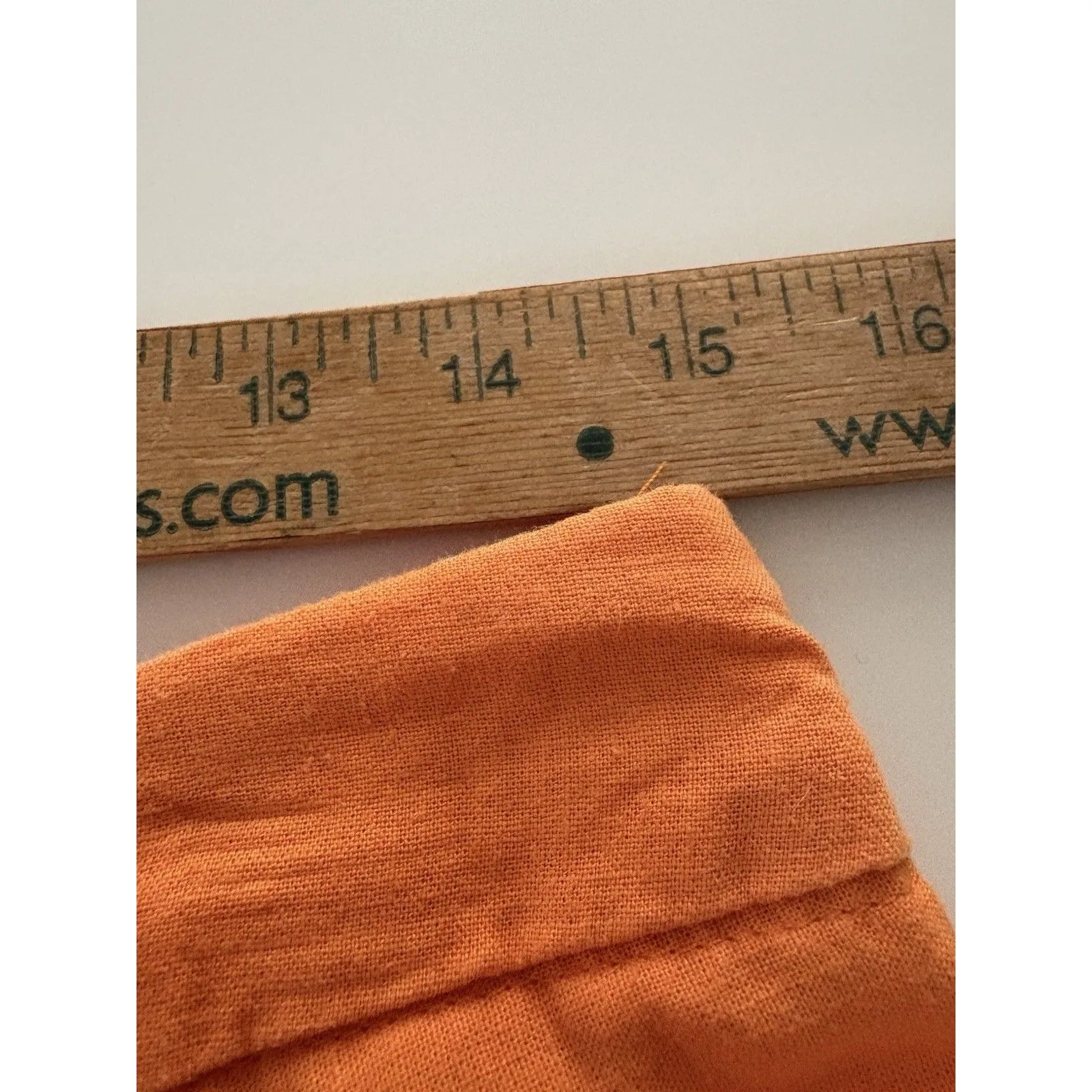 Happily Grey Cargo Pants Womens XL Orange Wide Leg Linen Blend Lagenlook Coastal - Image 6