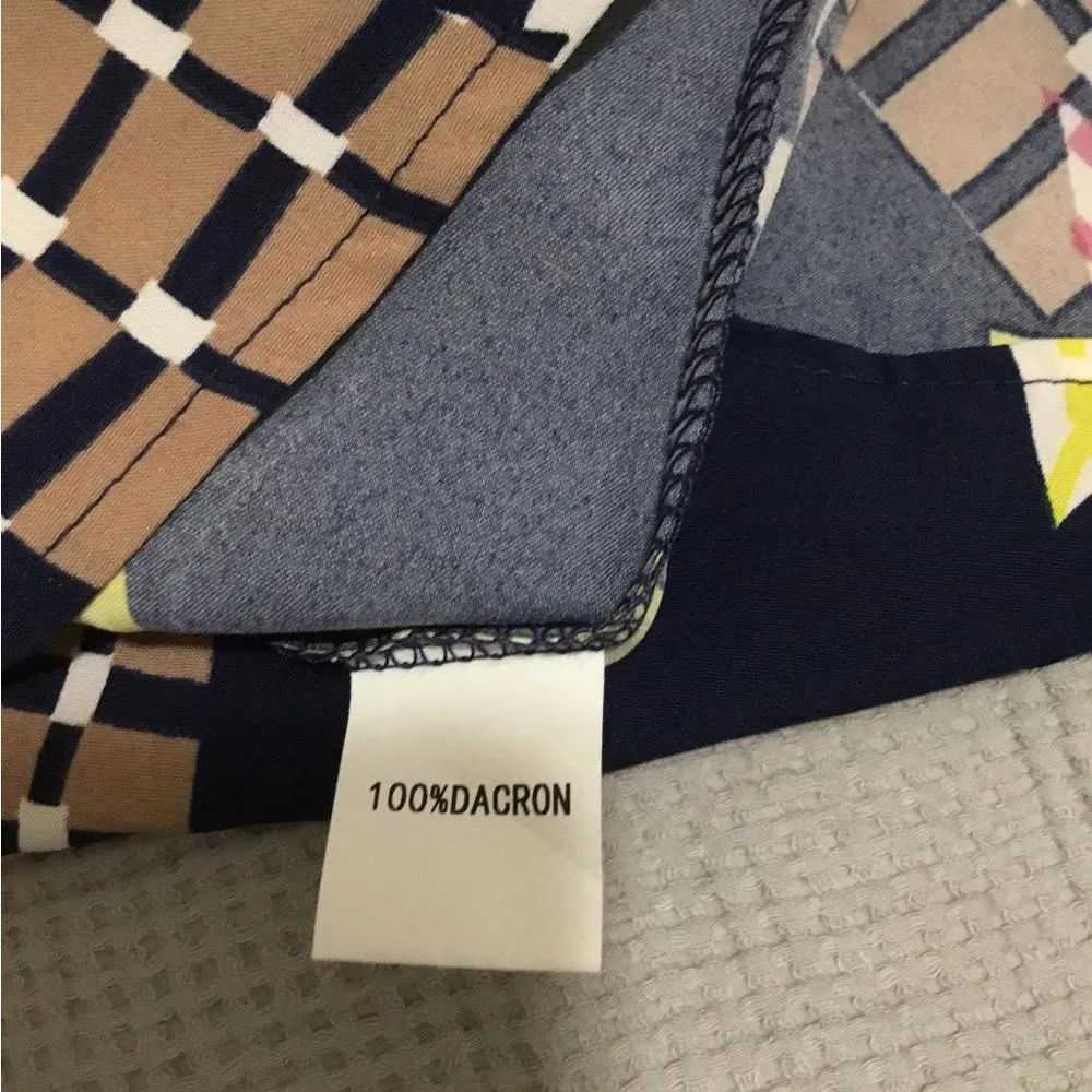 NWOT Color block babydoll dress Women's size‎ small Brown - Image 6