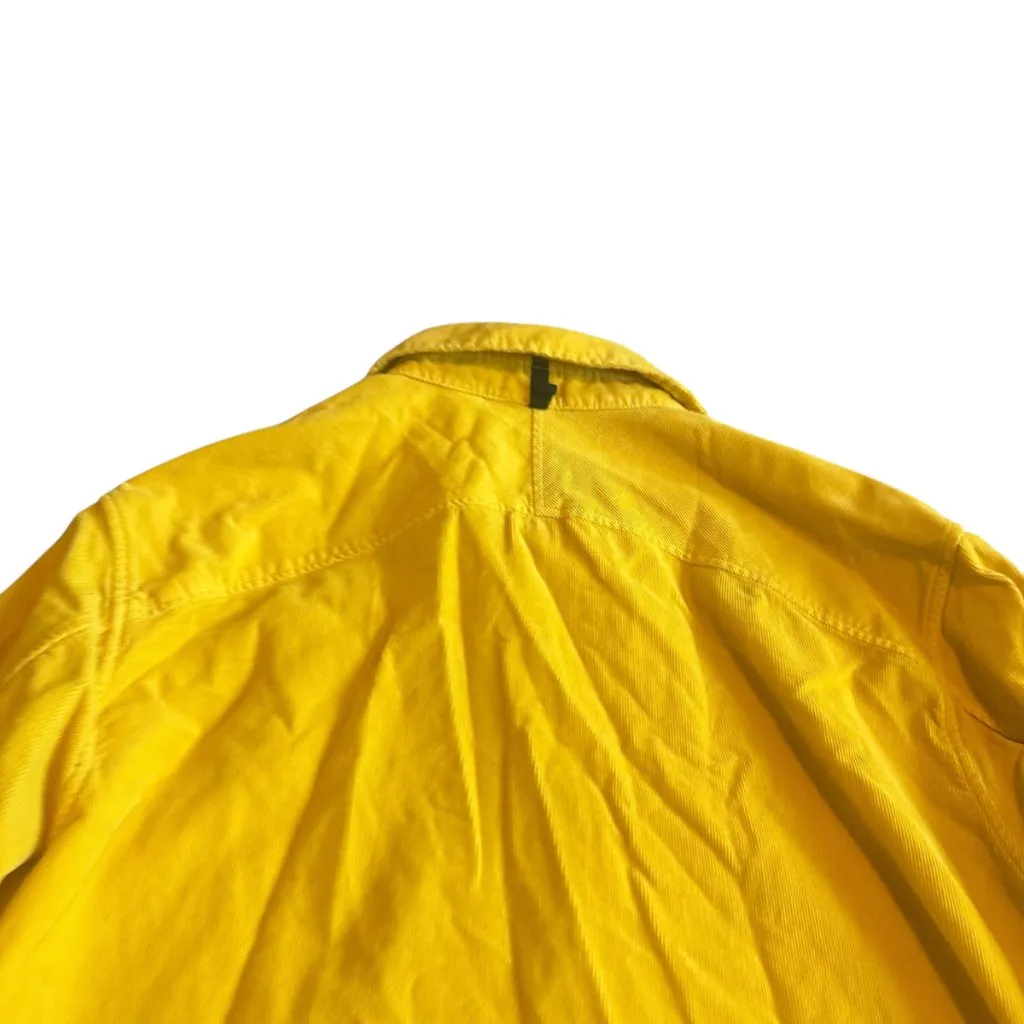 Rag & Bone Golden Yellow Lightweight Corduroy Shirt Long Sleeve Size Medium - Image 7