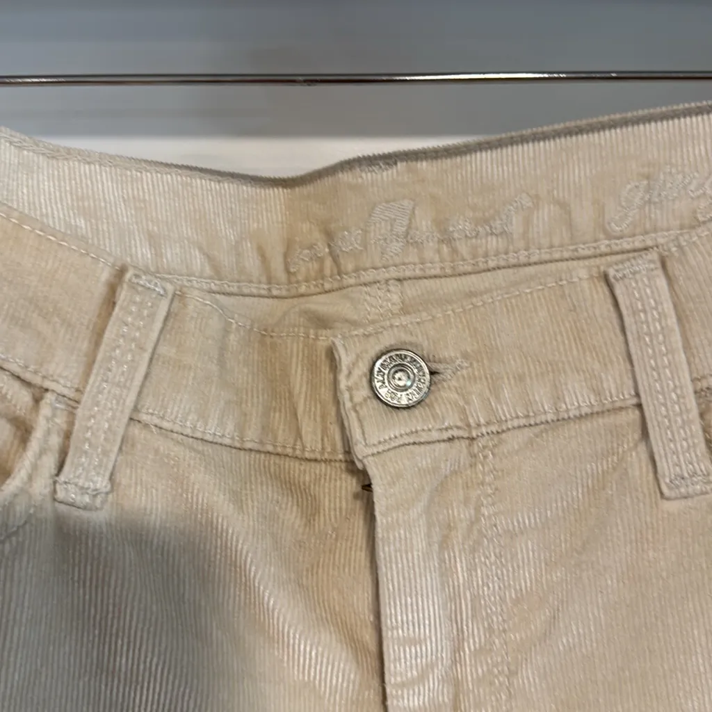 7 for‎ All Mankind Cream Flare Corduroy Pants - 29 - Image 3