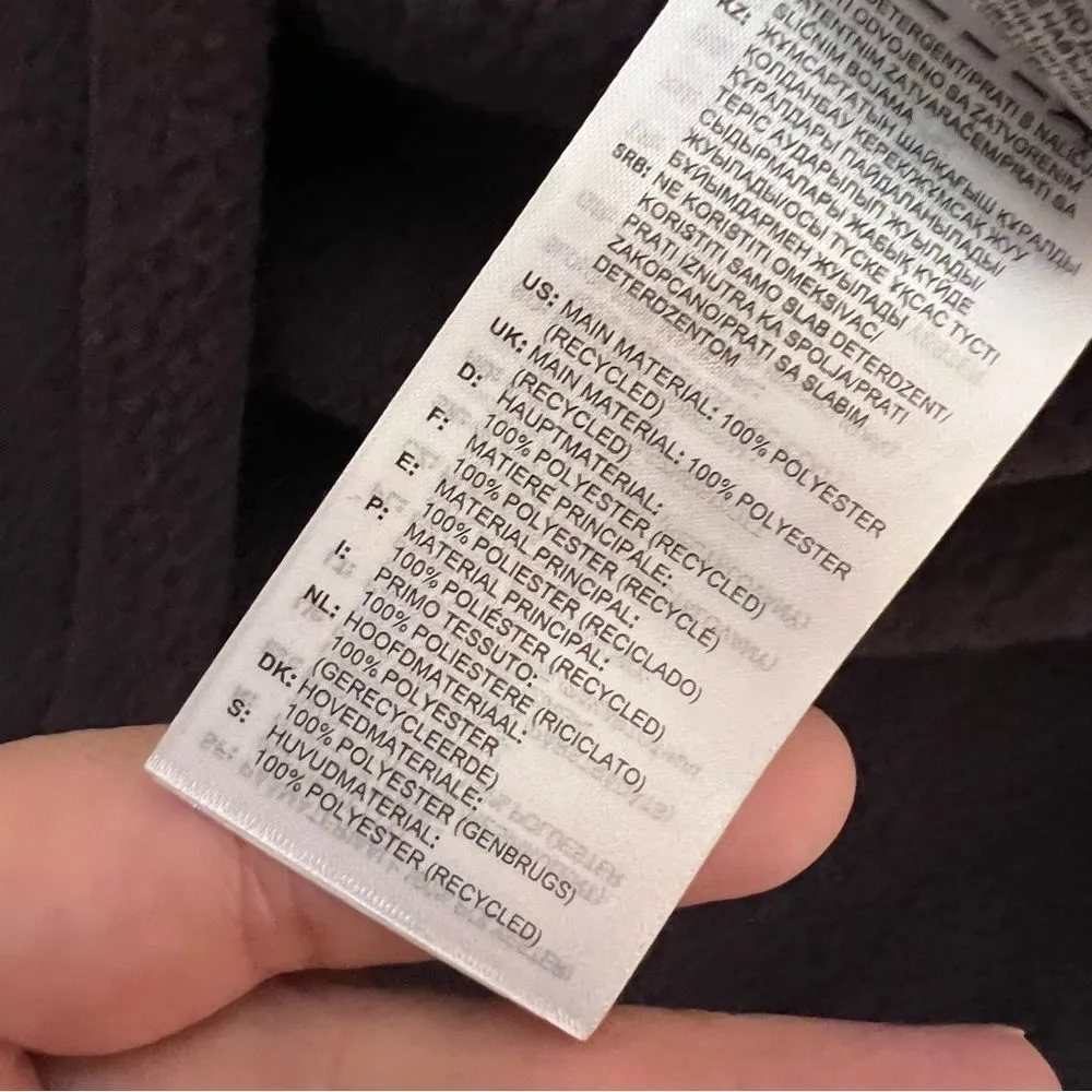 Adidas Skirt Polar Fleece Noble Purple Drawstring Size XL NWT - Image 7