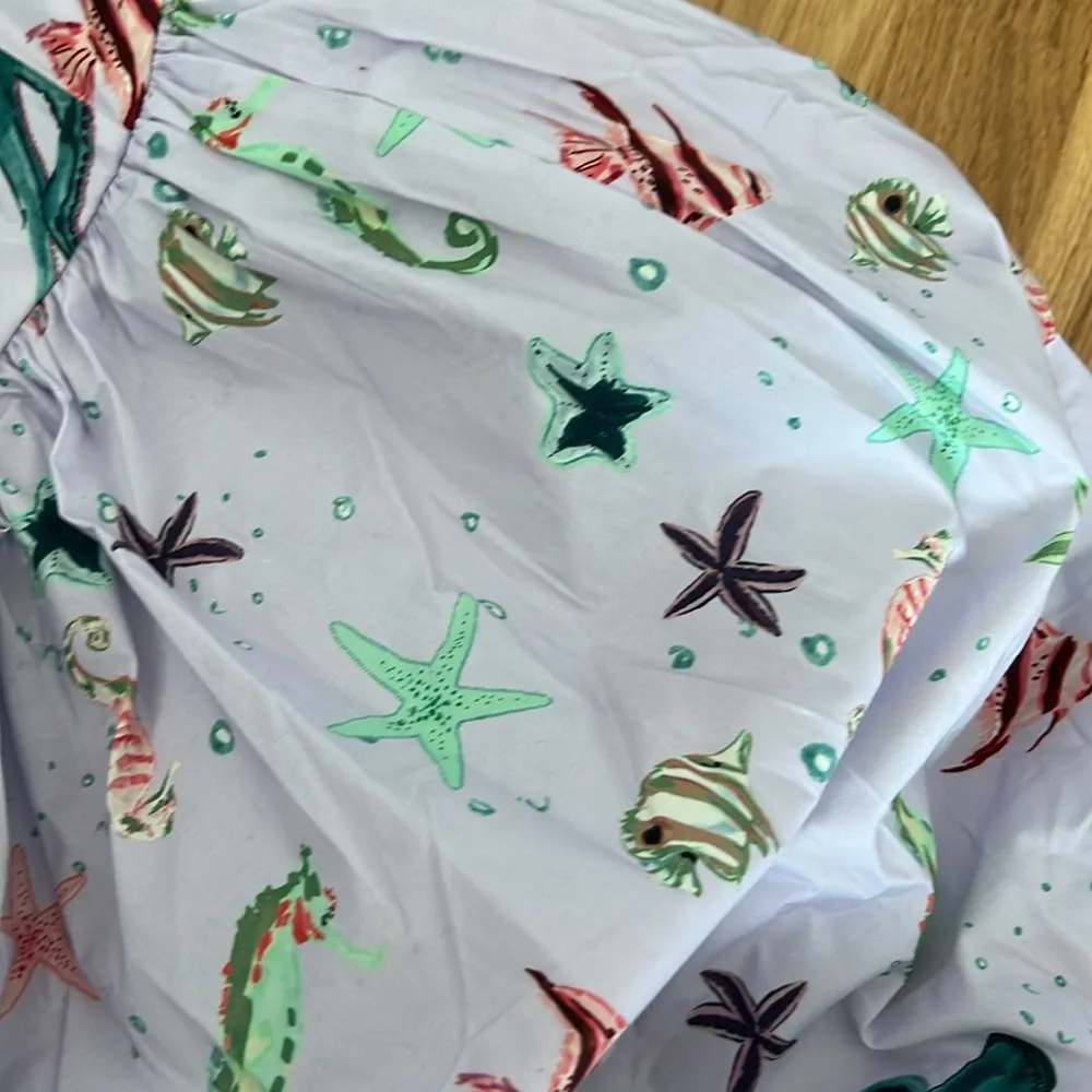 NWT Hill house home ophelia dress in sea creatures Size XS - Image 8