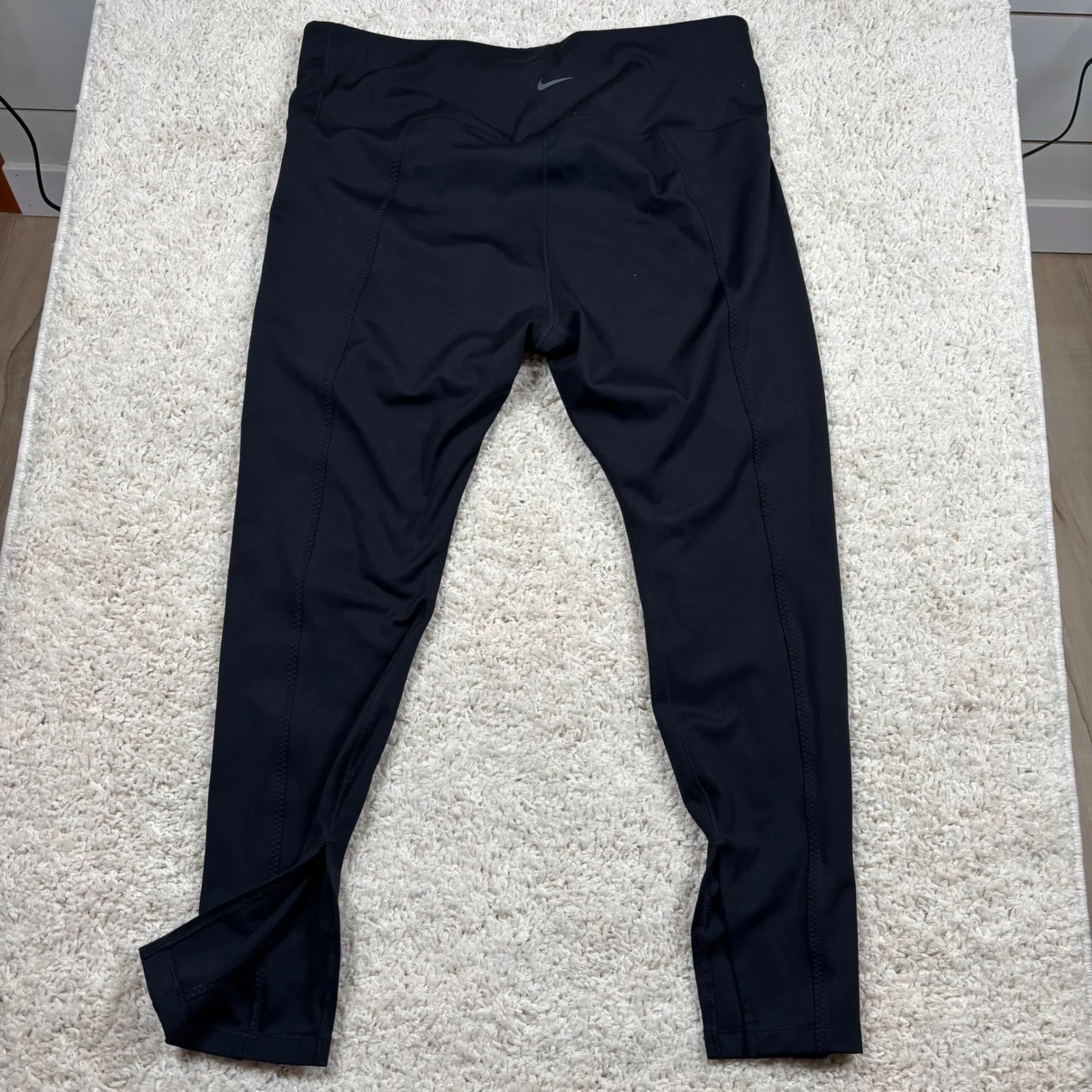 Nike Dri Fit Womens Leggings Black Athletic Workout Gym Size 2X - Image 8