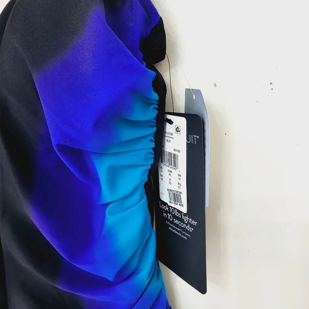 New Miraclesuit Temptress Gulf Stream Ombre Tummy Control One-Piece Swimsuit 16 - Image 6