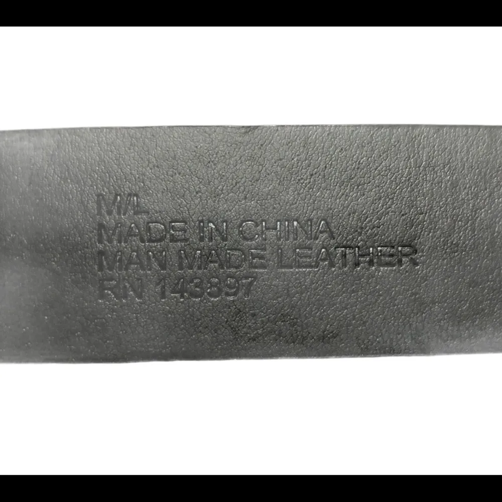 Women's Fashion Man Made Leather Embellished Belt Black - Image 4