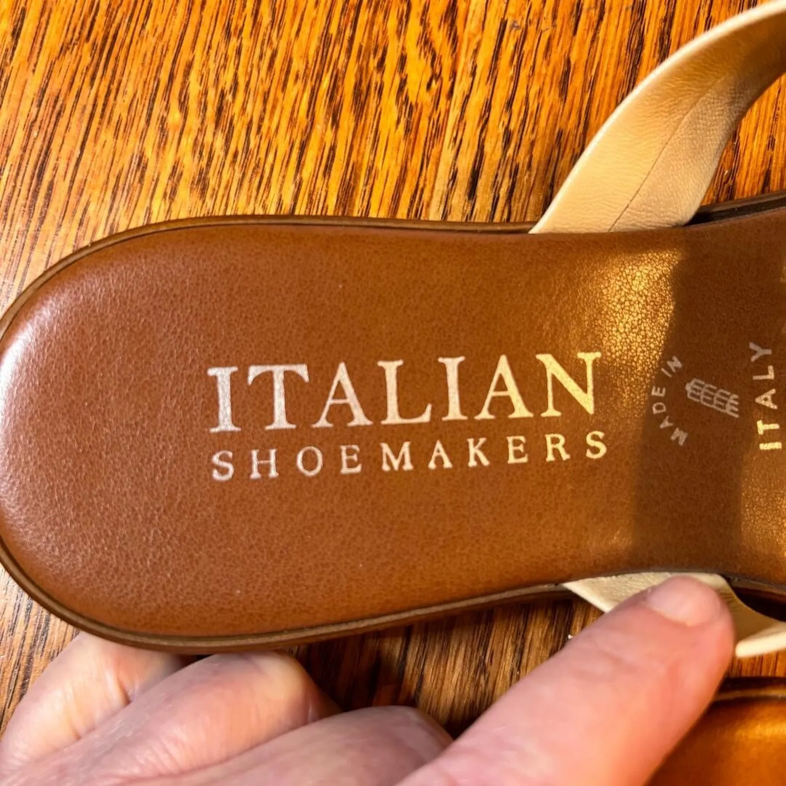 Italian Shoemakers Sandals/Thongs with Flowers size 8 1/2 Tropical Boho - Image 7