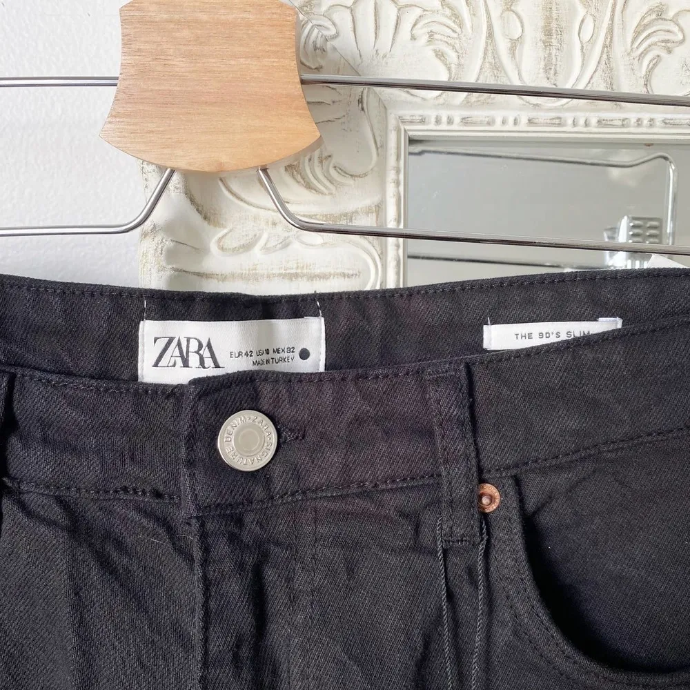 Zara The 90’s High Waist Slim Cropped - Image 8