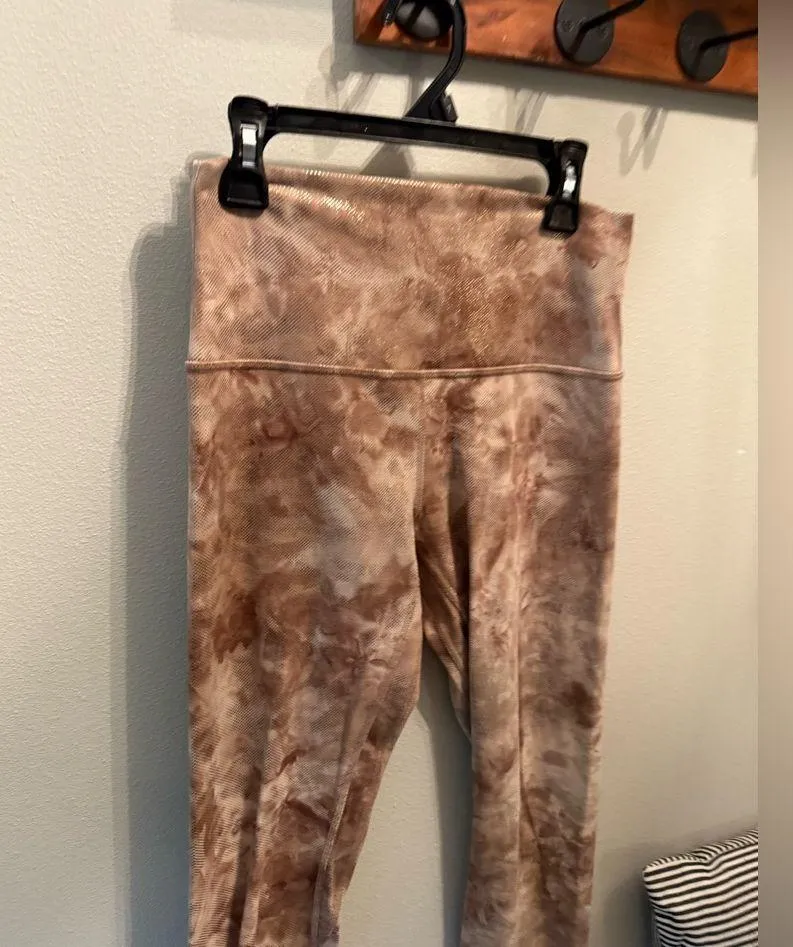 lululemon Align High-Rise Pant 25"  Diamond Foil Shine Size 6 NWOT - Image 4