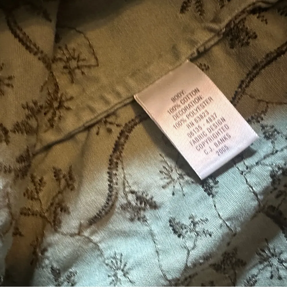 2005 Y2K CJ Banks Olive Green Embroidered Jacket, Size 2X - Image 5