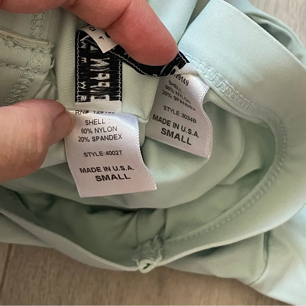 Dippin' Daisys Bikini bralette high rise womens Mint Blue (small) swim beach - Image 4