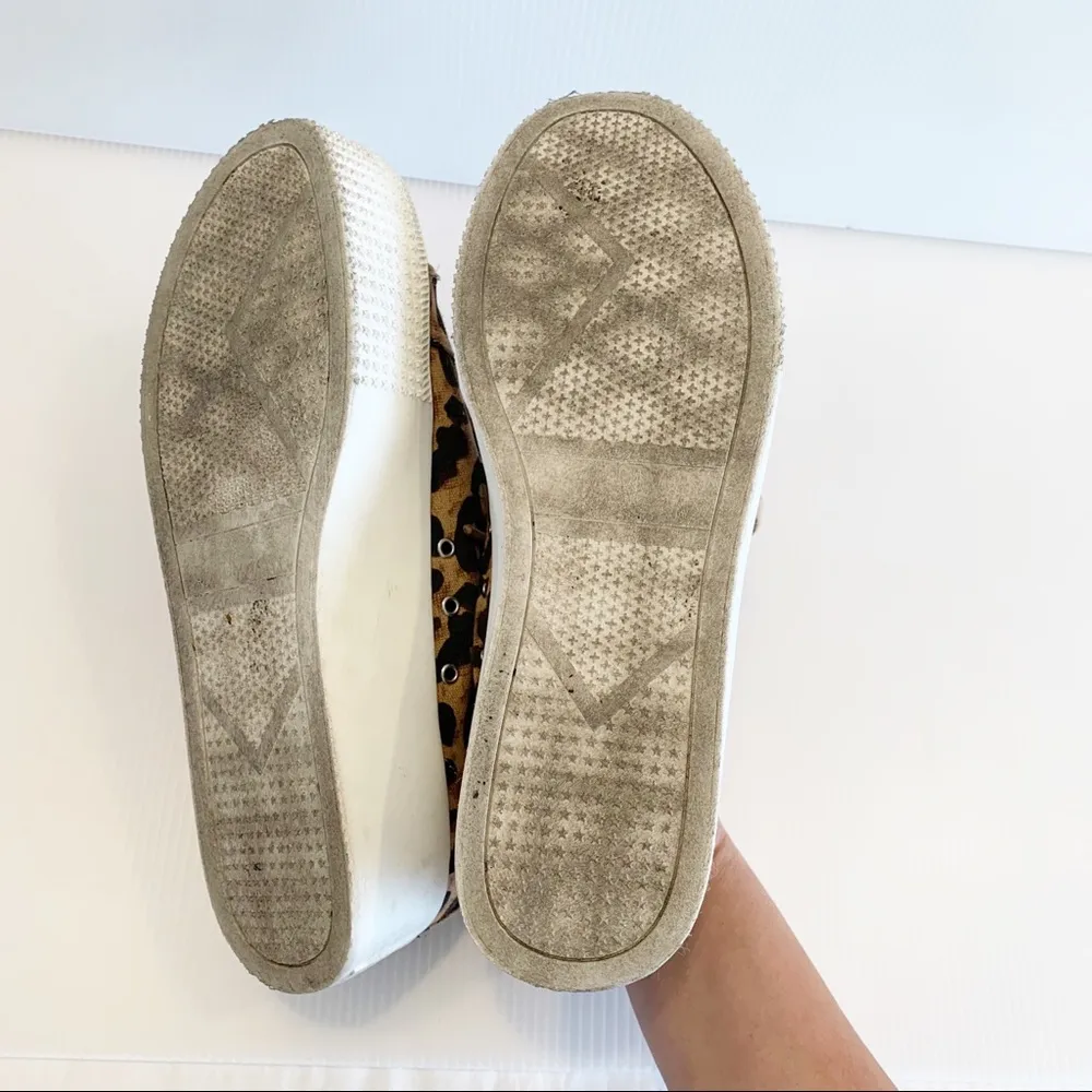 Steve Madden Platform Leopard Sneakers Size 6.5 - Image 5