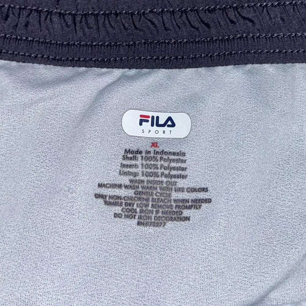 Purple Fila Workout Athletic Shorts Fitness Sport Design Women’s Size X-Large! - Image 4