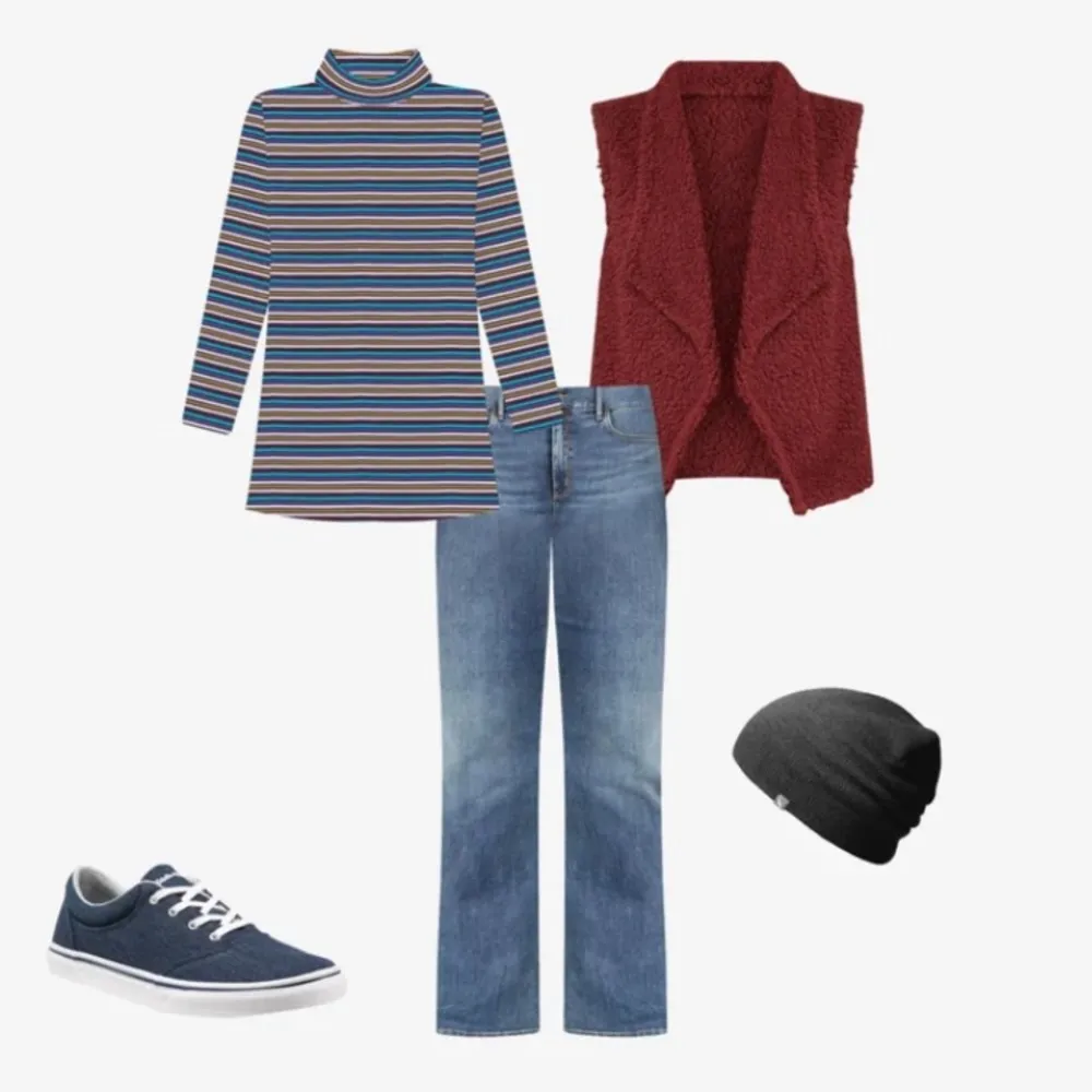 Eddie Bauer Medium Blue Mid Rise Straight Leg Bootcut Jean Size 12R - Image 10