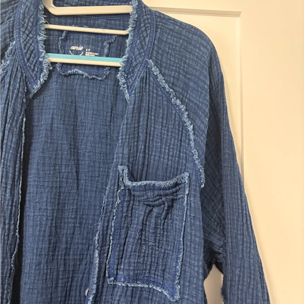 Aerie Gauzy Coverup Shirt - Image 8