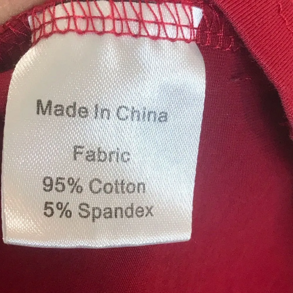 Small Show XXL Scoop Neck Nursing Maternity Top Red Size undefined - Image 5