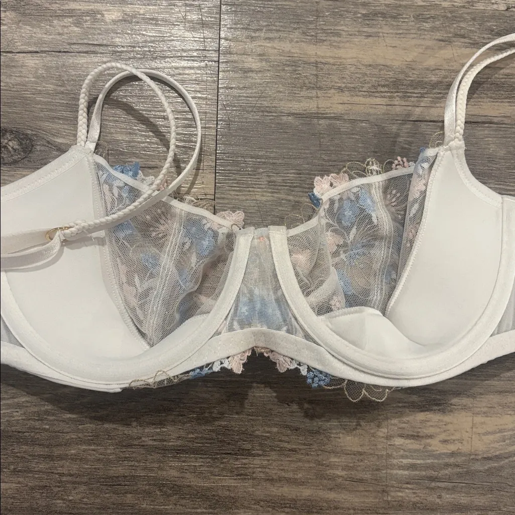 Victorias secret floral 34D dream angels wicked wildflower bralette - Image 8