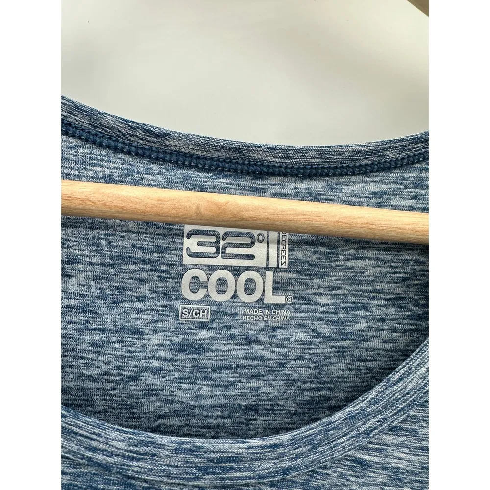 32 Degree Cool Tee Womens Size Small NWT Blue Short Sleeve Scoop Neck Shirt - Image 4