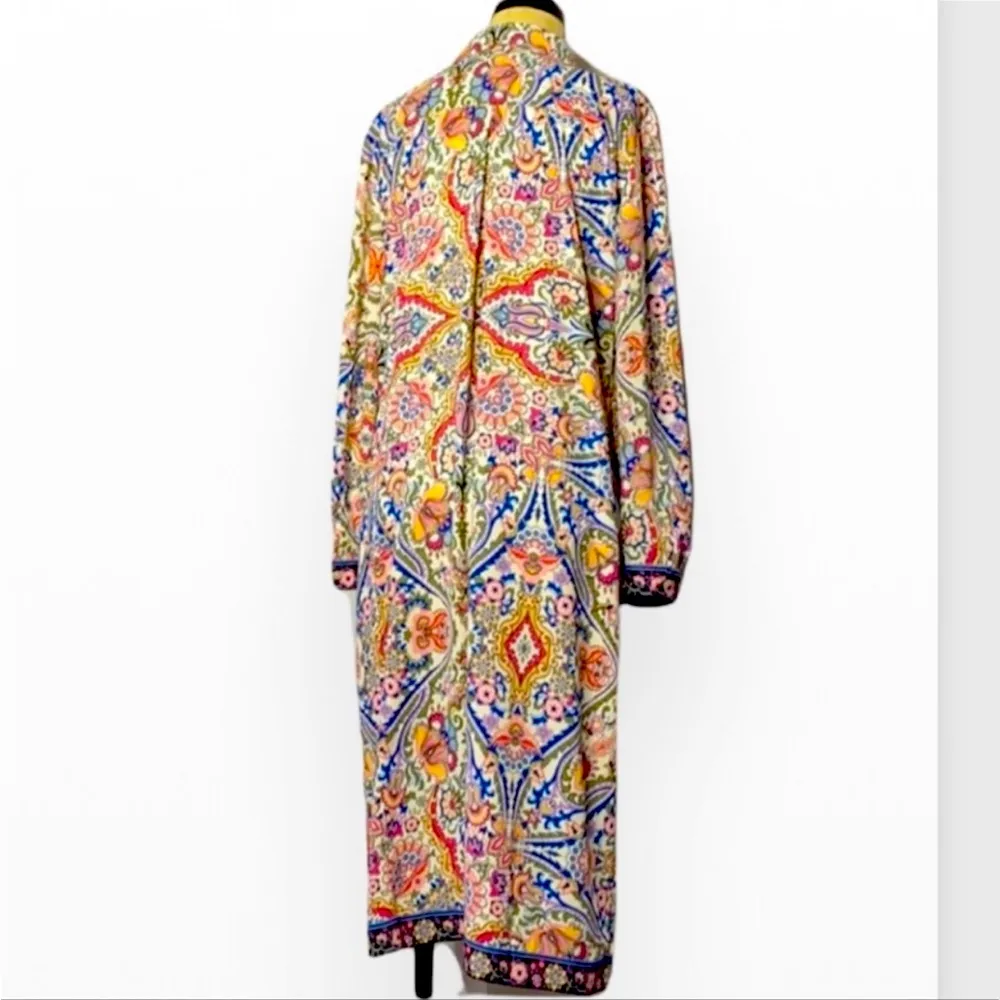 Chico’s Long Paisley Tunic Size S 8/10 - Image 8