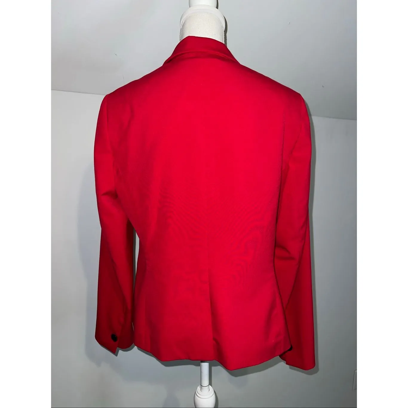 Women’s Bright Red Single Button Blazer Jacket sz12 - Image 3