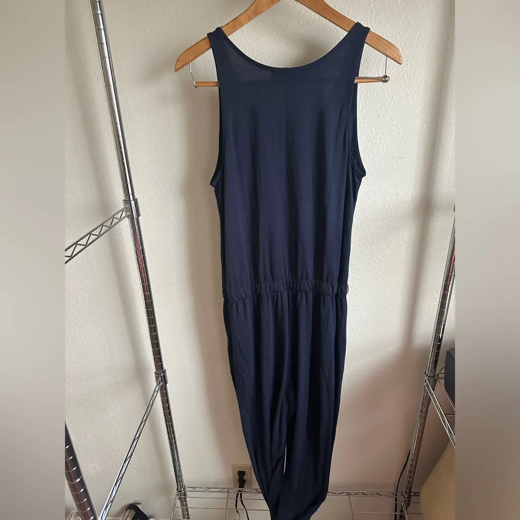 MICHAEL STARS NAVY JUMPSUIT (Missing BELT) - Image 3