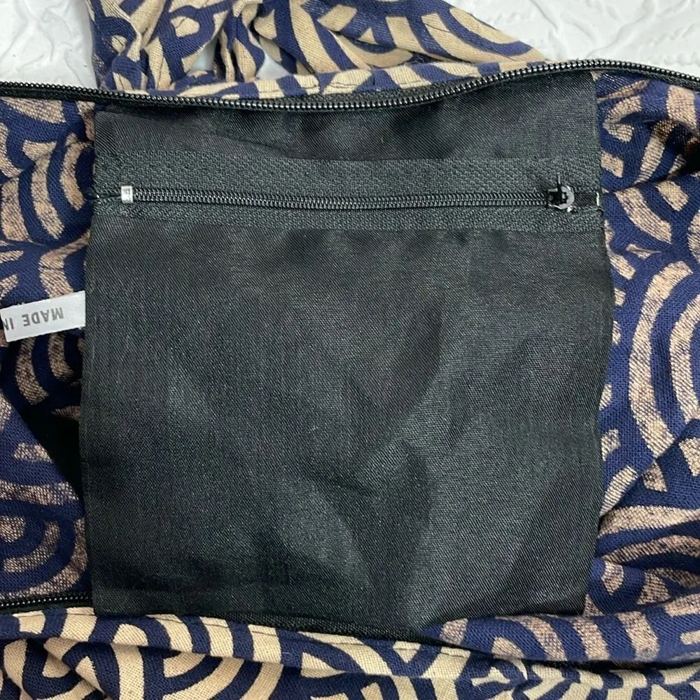 Boho Fabric Paisley Bag Large - Image 4