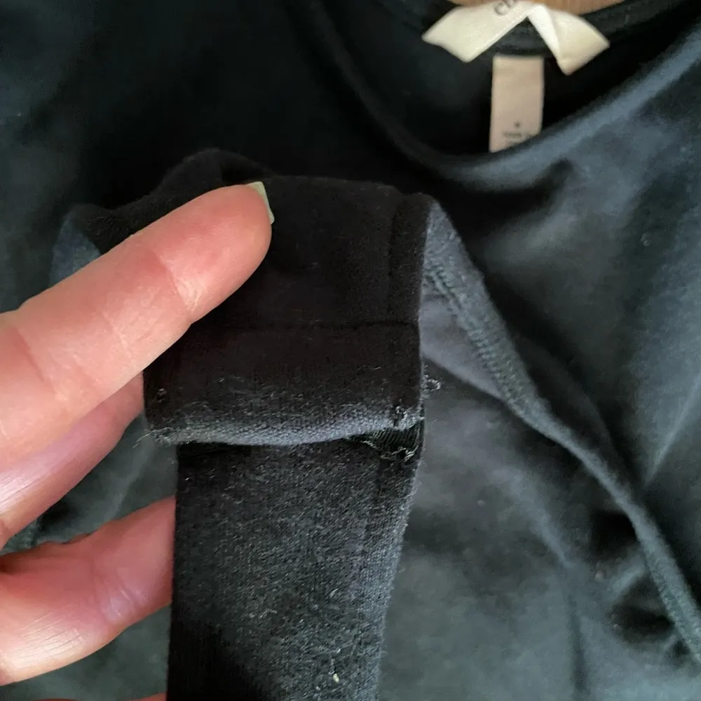 Eberjey Black Long Sleeve Bodysuit Sz M - Image 4