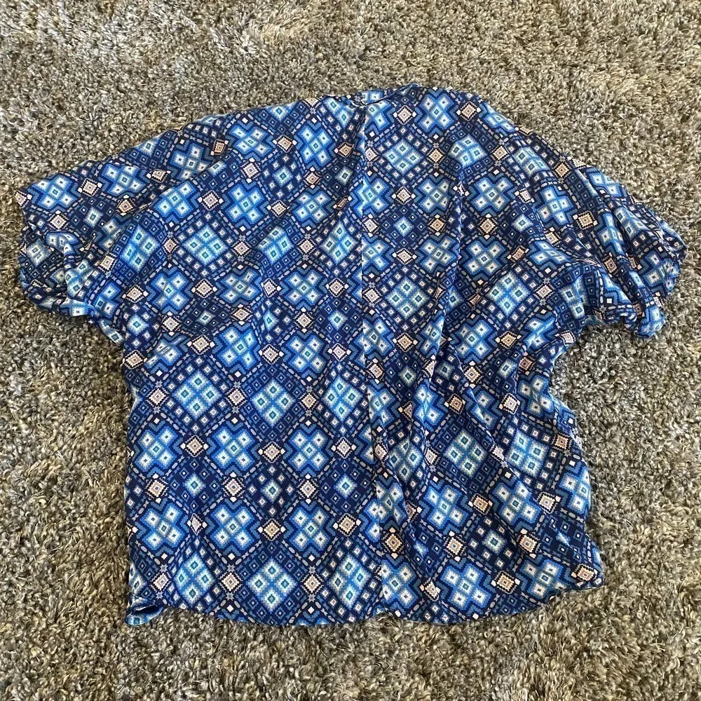 Forever 21 Tribal Short Sleeve Cardigan​​​​ in Blue, Size M​​​​​​​ - Image 3