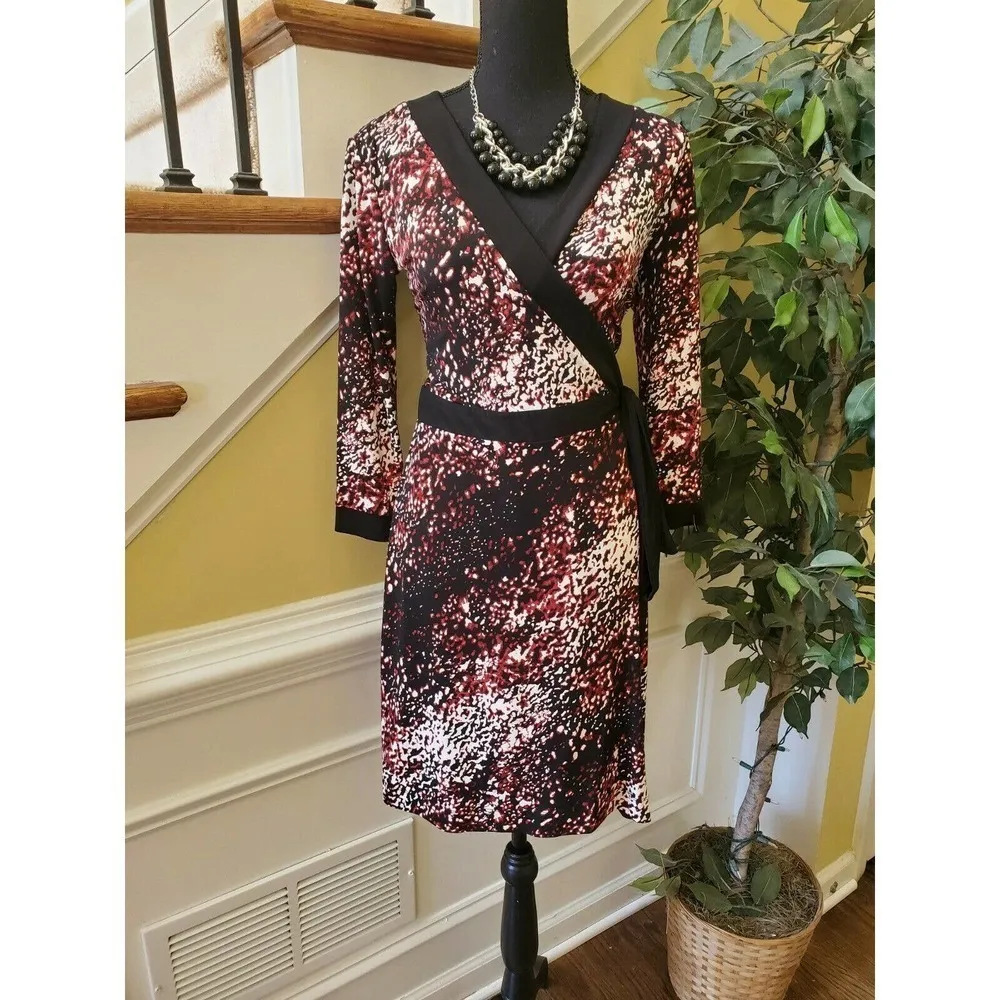 Style & Co Wrap Dress XS Stretch - Image 9