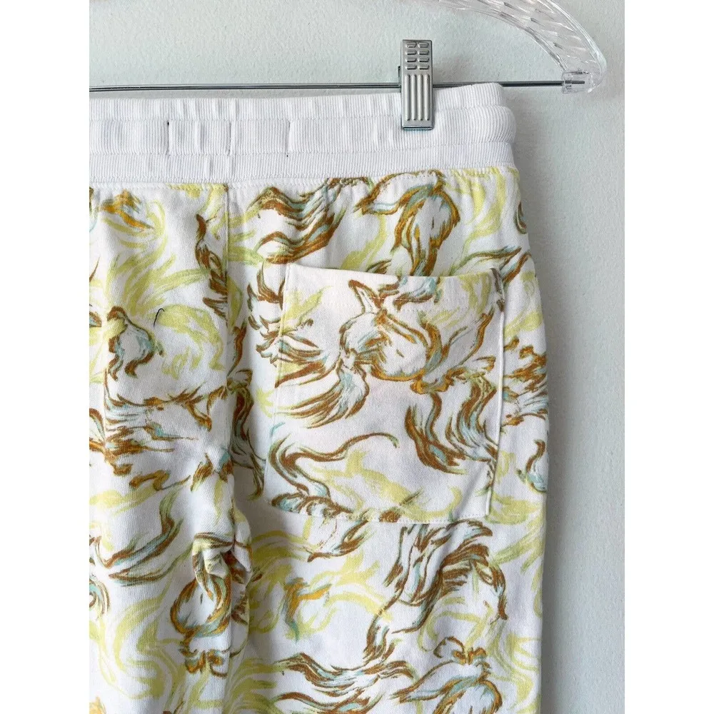 NWOT Treasure & Bond Tropical Floral Modest Bermuda Sweatshorts Size Medium - Image 4