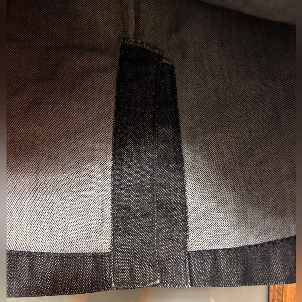 Citizens of Humanity Dark Wash High Waist Stretch Double Zip Denim Skirt -28 - Image 3